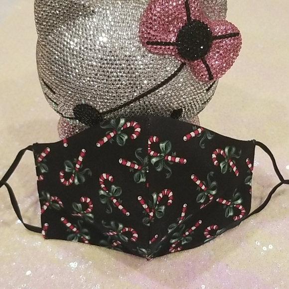 💖SALE💖 Christmas Candy Cane Mask - Picture 5 of 8